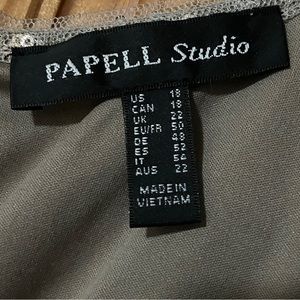 Papell Studio Floral Sequin Dress